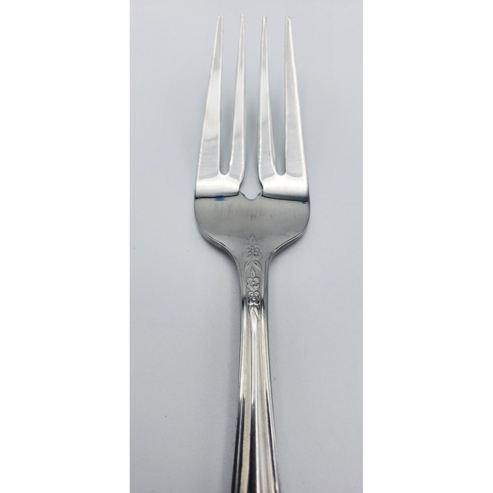 Rogers Co. Stanley Roberts Kings Berry Pattern Salad Fork Stainless Korea - Picture 5 of 8